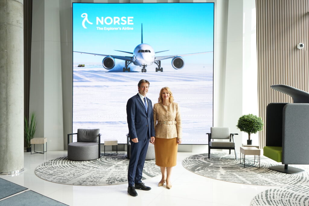 CEO Bjørn Tore Larsen hosted Prime Minister of the Republic of Latvia, Evika Silina, on the office opening Riga